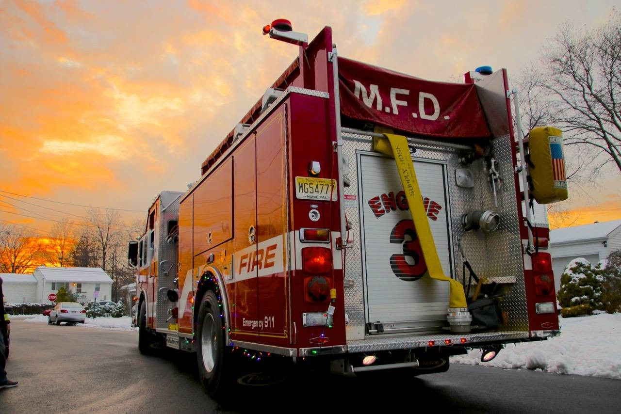 Engine 3 at sunset
