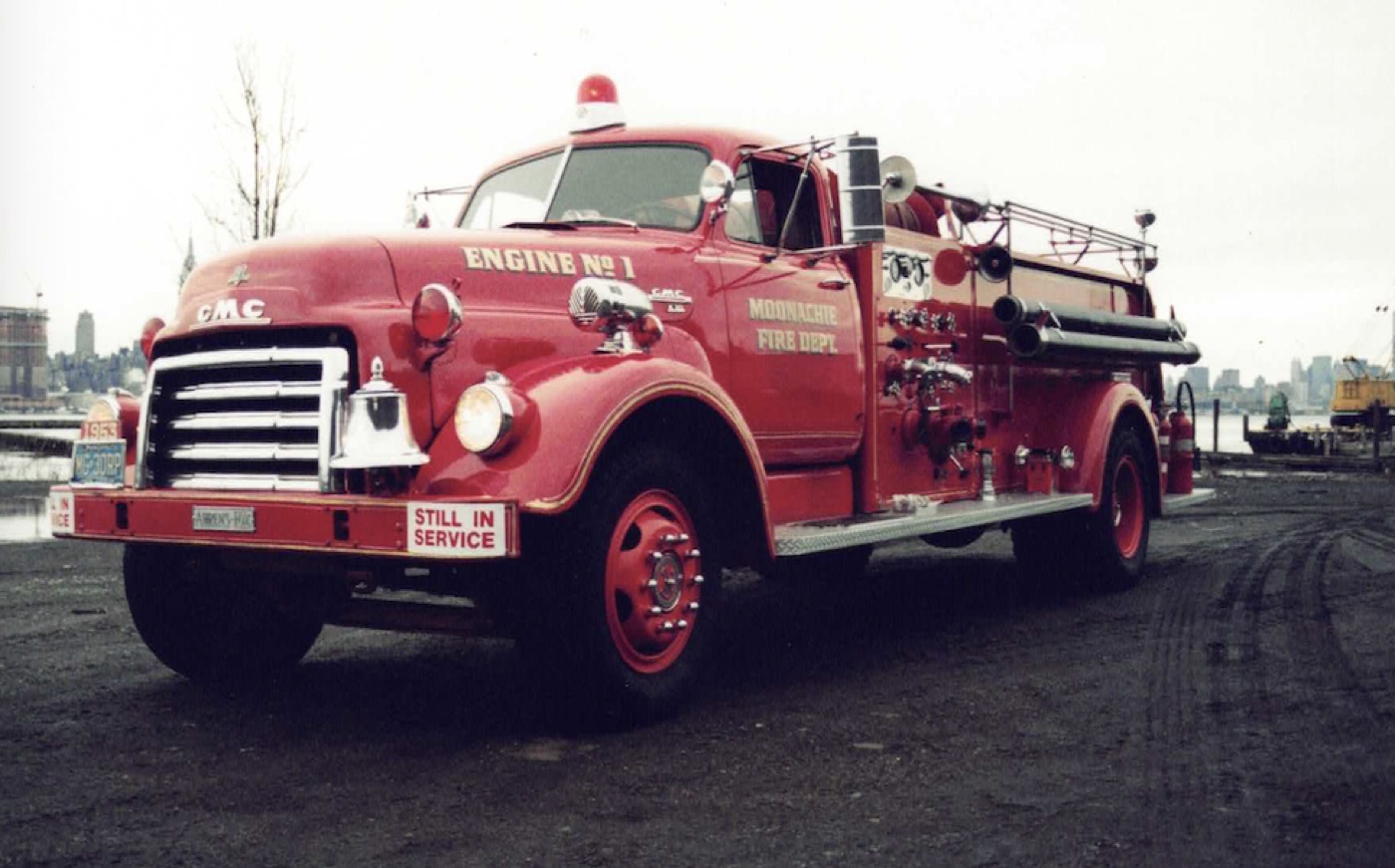 Moonachie Fire Department's classic GMC Engine No. 1 — still in service