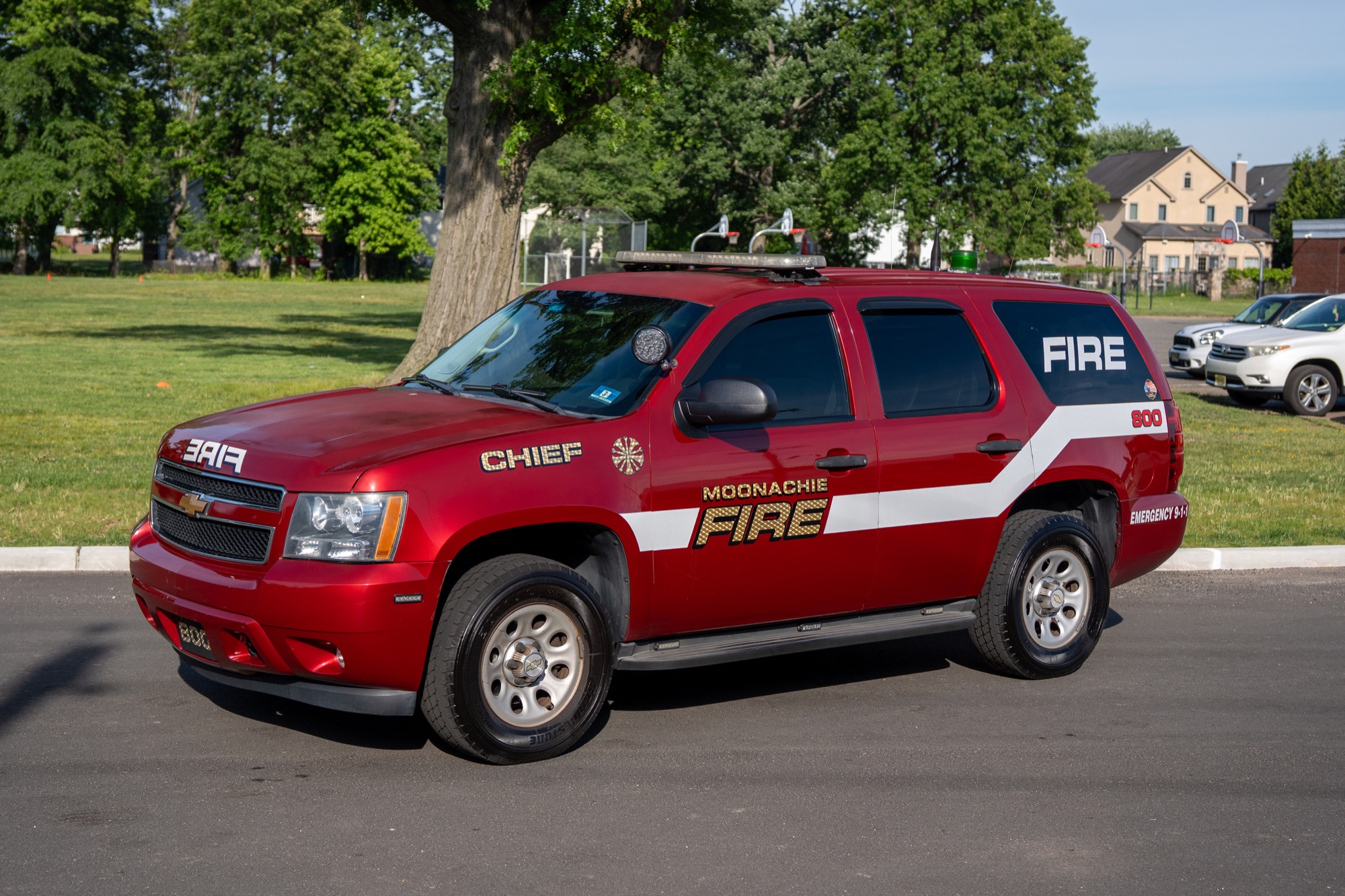 Moonachie Fire Department Chief 800, 2013 Chevrolet Tahoe