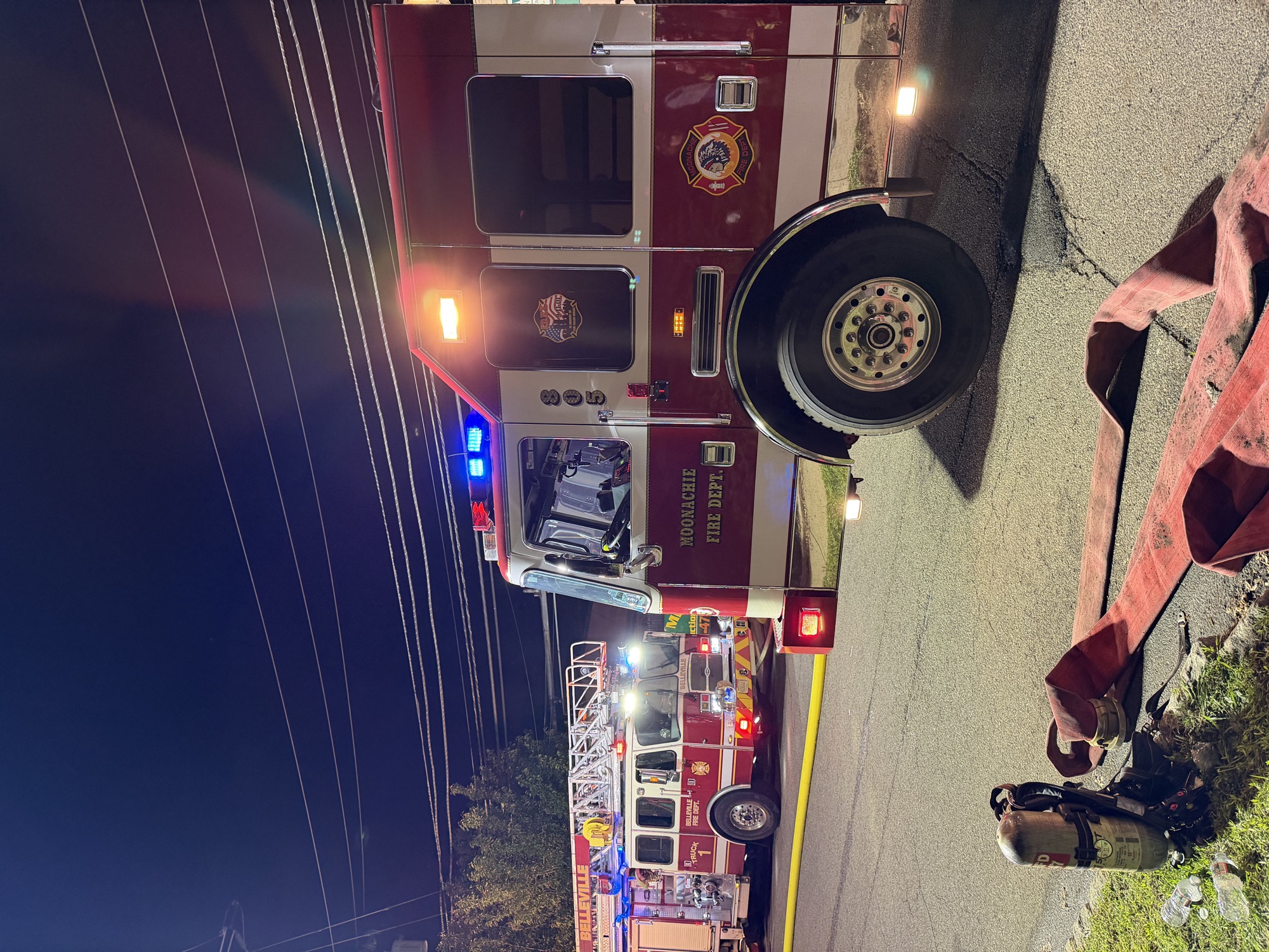 Tower 805 on scene